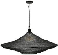 Kave Home Taklampe Makai 87 cm Svart