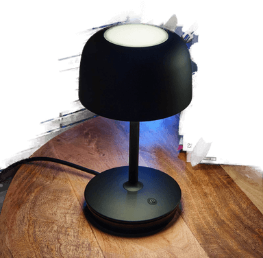 Bover LED-bordlampe Bol, matt svart