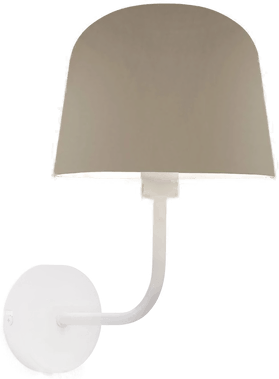 Forlight vegglampe Fres, beige