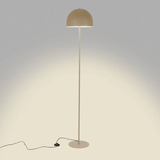 Forlight gulvlampe Fres, beige