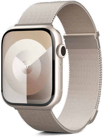 Epico Milanese+ Rustfri Stål Rem Starlight