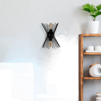 Opviq Vegglampe Kirpi 3091 svart