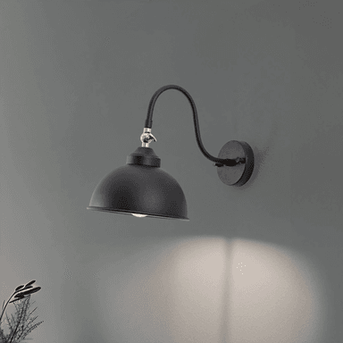 Opviq vegglampe Saglam 3742 justerbar svart