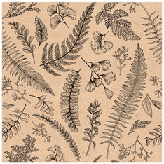 Ambiente Serviett 33x33 cm Leaves & Herbs