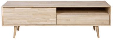 Woood Tygo Mediebenk 150 cm Brun