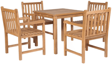 Vidaxl Hagemøbelsett 5 deler