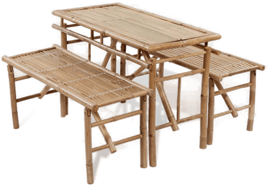 Vidaxl Ølbord med 2 benker 100 cm