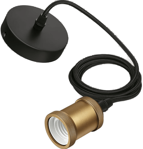 Philips pendellampe Vintage E27 gull