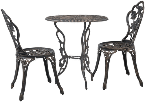 Vidaxl Bistrosett 3 deler