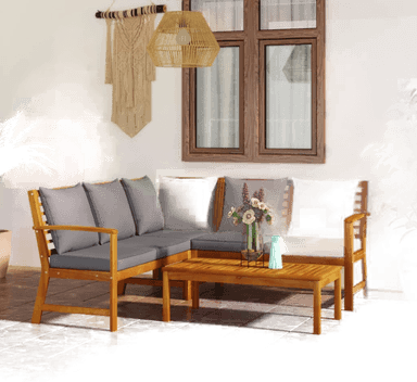 Vidaxl Hagesofagruppe 4 deler