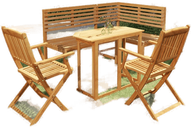 Vidaxl Bistrosett 4 deler