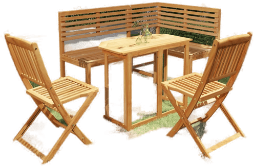 Vidaxl Bistrosett 4 deler