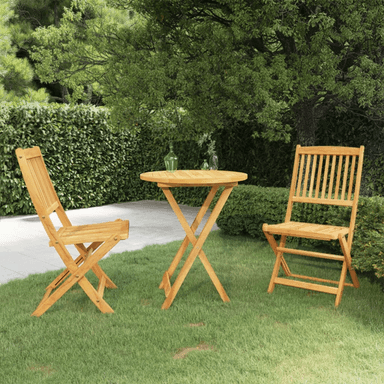 Vidaxl Sammenleggbar spisestue 3 deler