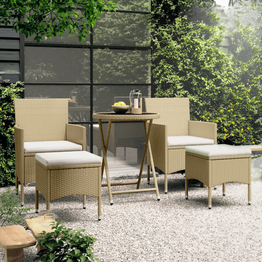 Vidaxl Hagebistrosett 5 deler