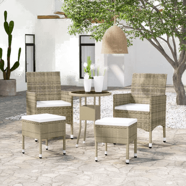 Vidaxl Hagesofagruppe 5 deler