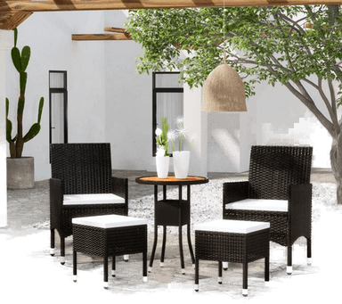 Vidaxl Hagesofagruppe 5 deler