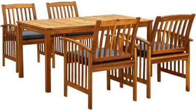 Vidaxl Hagespisegruppe 5 deler