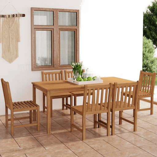 Vidaxl hagespisesett 180x90 cm teak