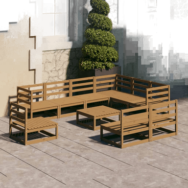 Vidaxl Hagesofagruppe 10 deler