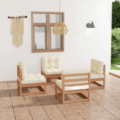 Vidaxl Hagesofagruppe 4 deler