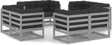 Vidaxl Hagesofagruppe 8 deler