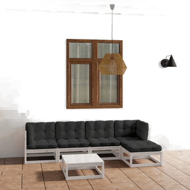 Vidaxl Hagesofagruppe 6 deler