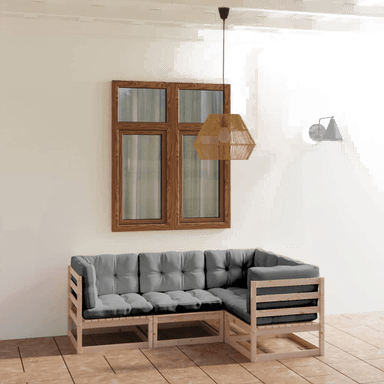 Vidaxl Hagesofagruppe 4 deler