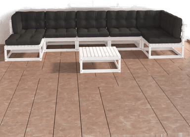 Vidaxl Hagesofagruppe 8 deler