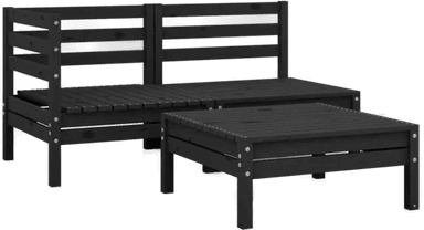 Vidaxl Hagesofagruppe 3 deler