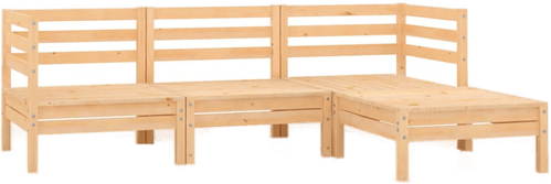 Vidaxl Hagesofagruppe 4 deler