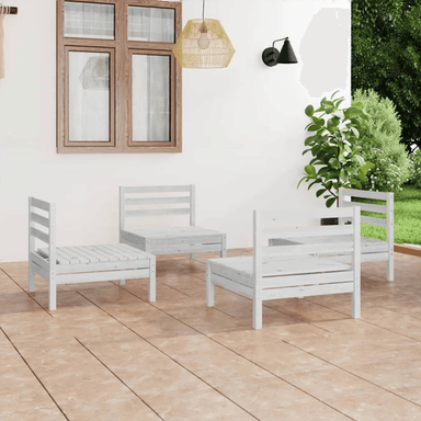 Vidaxl Hagesofagruppe 4 deler