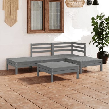 Vidaxl Hagesofagruppe 5 deler