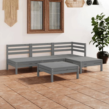 Vidaxl Hagesofagruppe 5 deler