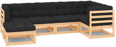 Vidaxl Hagesofagruppe 6 deler