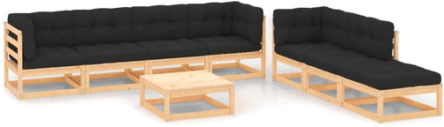 Vidaxl Hagesofagruppe 8 deler