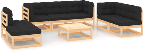 Vidaxl Hagesofagruppe 8 deler