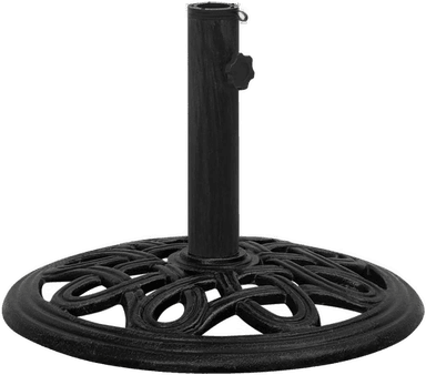 Vidaxl Parasollbase svart 44x44 cm