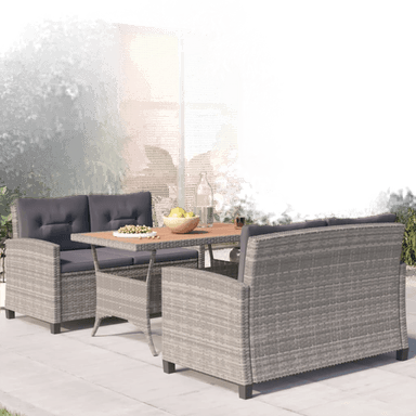 Vidaxl Hagespisesett 3 deler