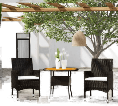 Vidaxl Hagebistrosett 3 deler