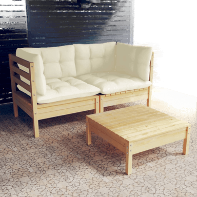 Vidaxl Hagesofagruppe 3 deler