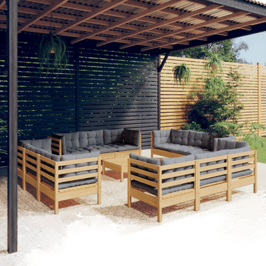 Vidaxl Hagesofagruppe 13 deler