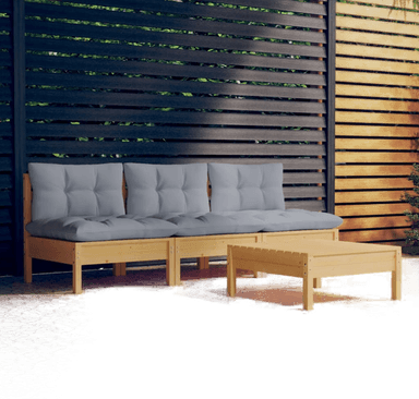 Vidaxl Hagesofagruppe 4 deler