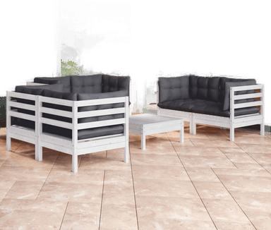 Vidaxl Hagesofagruppe 7 deler