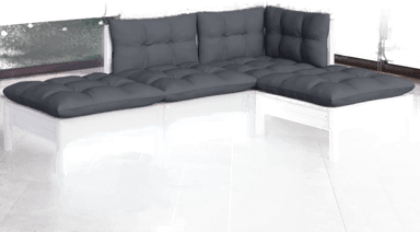 Vidaxl Hagesofagruppe 4 deler