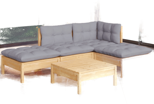 Vidaxl Hagesofagruppe 5 deler