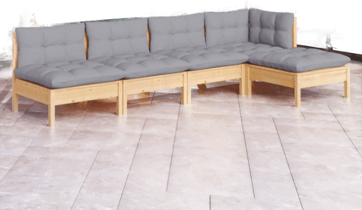 Vidaxl Hagesofagruppe 5 deler