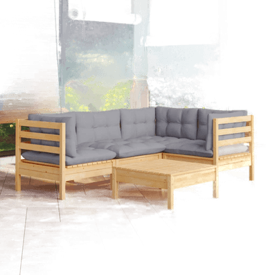 Vidaxl Hagesofagruppe 5 deler