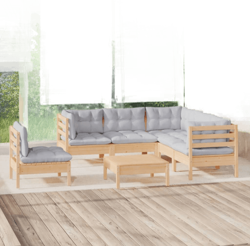 Vidaxl Hagesofagruppe 6 deler