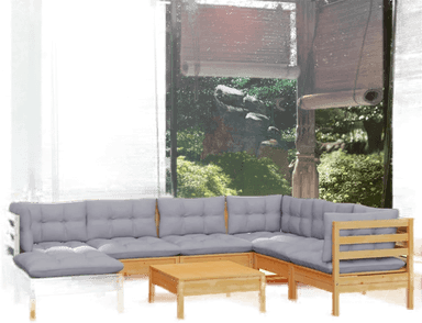 Vidaxl Hagesofagruppe 8 deler