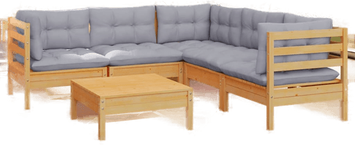 Vidaxl Hagesofagruppe 6 deler